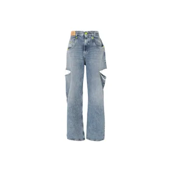 Charlie Luciano Wide Leg Jeans Fall Unisex Blue