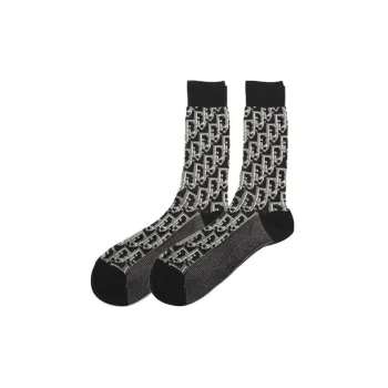 DIOR Knee-High Socks Men's 1 Pack Black