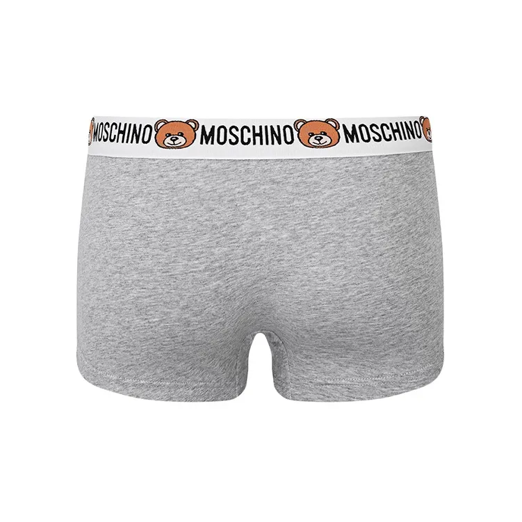 MOSCHINO Men's Logo Underwear Grey-1