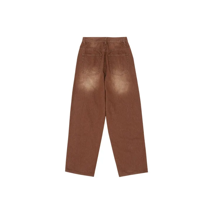 PROS BY CH Straight Jeans Unisex Brick Red-1