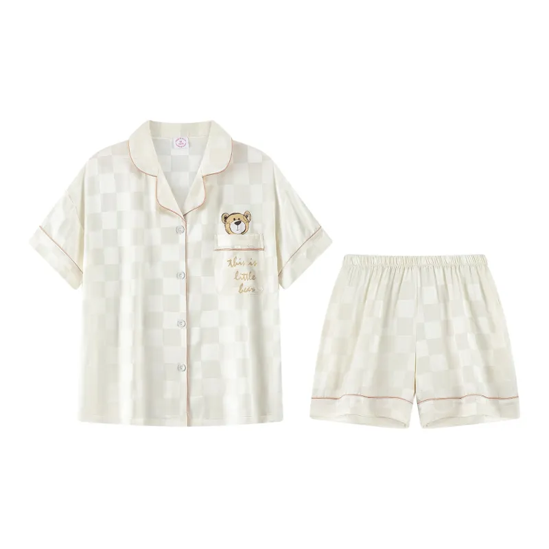 Gongdie Pajama Set Women's Apricot-0