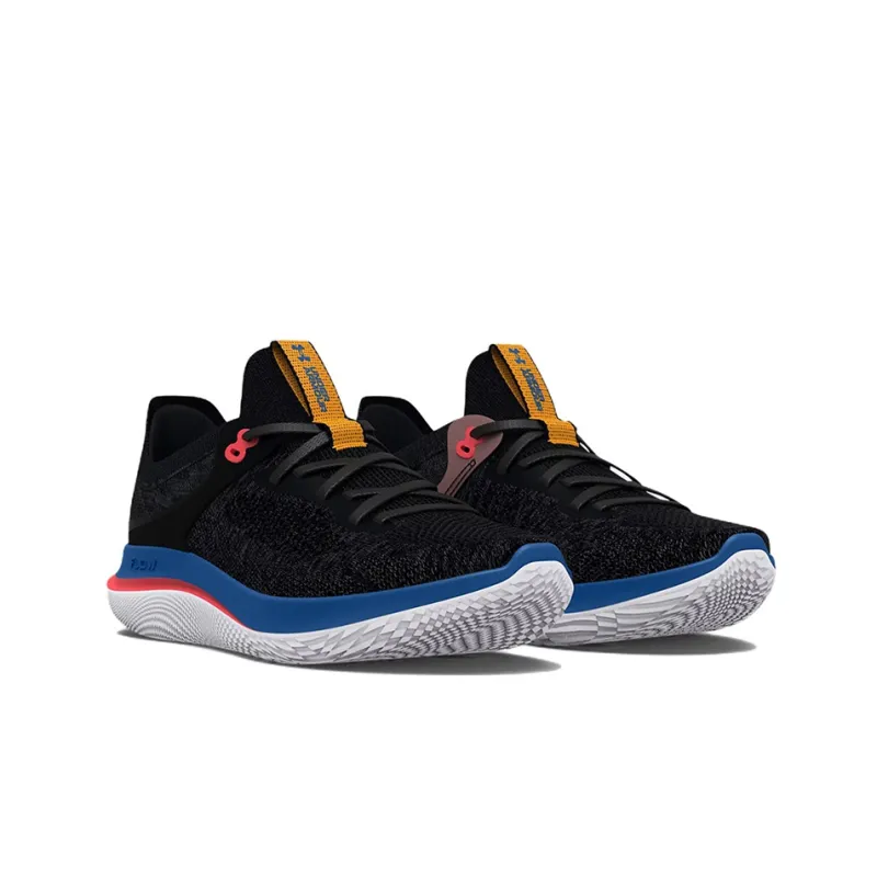 Under Armour Flow Synchronicity Slip-Resistant Low-Top Wear-Resistant Running Shoes Women's Black Blue-2