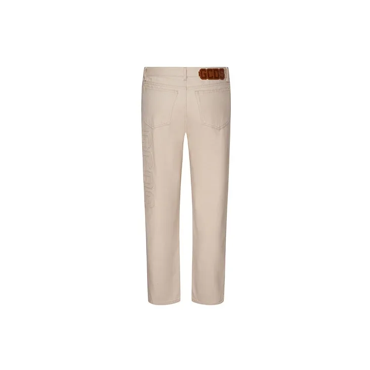 GCDS Jeans Men Ecru-1