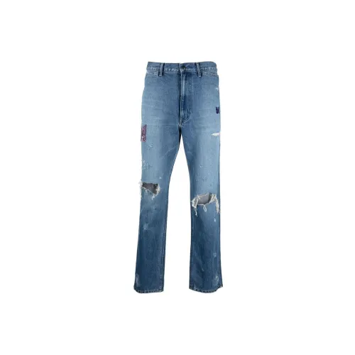 Needles Jeans Men Blue