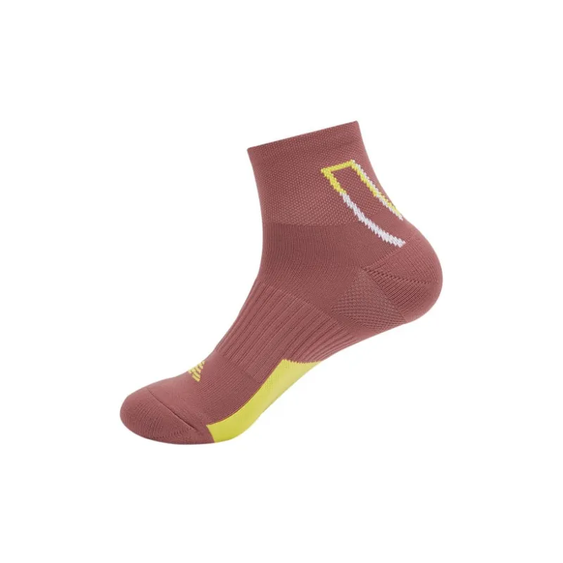 New Balance Ankle Socks Men's 3 Pack Red Brown/White/Black-3