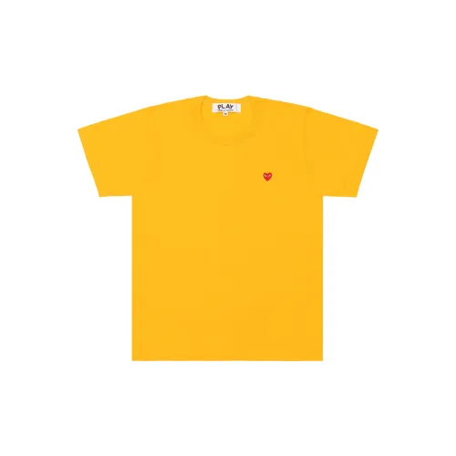 CDG Play T-Shirts Women's Yellow