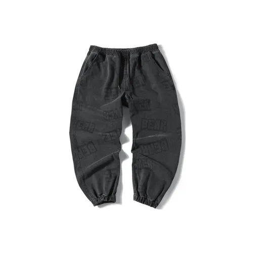 Qee X N-MAX Jeans Men Black Gray Color