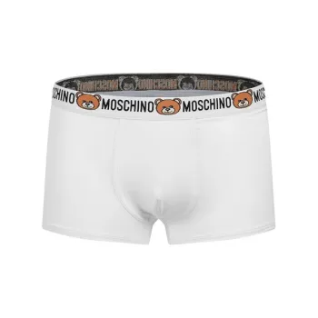 MOSCHINO Men's Underwear SS20 Logo Series Panties White