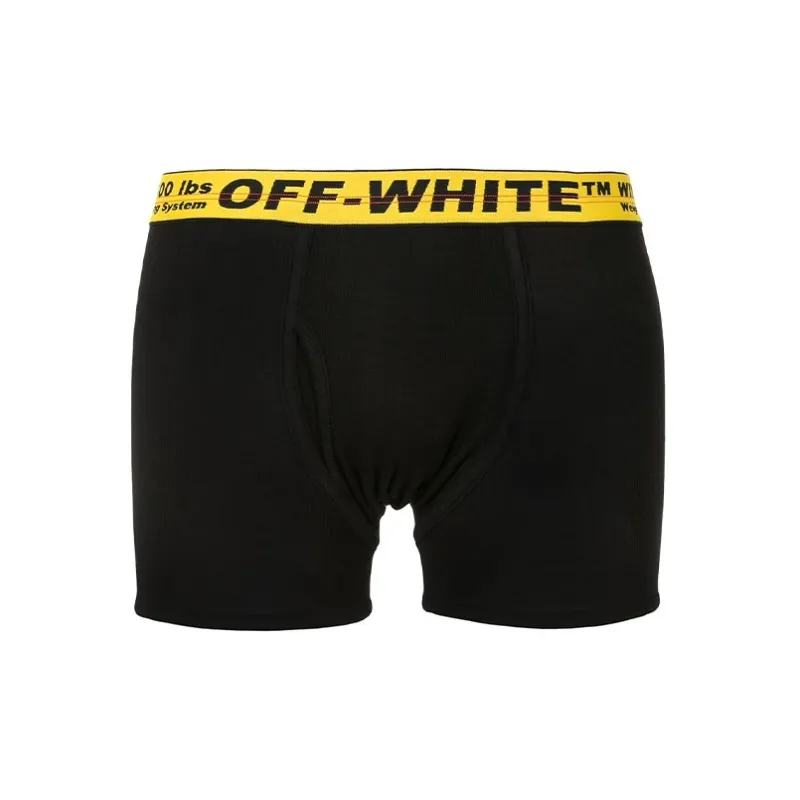 OFF WHITE Men's Logo Boxer Briefs Black-0