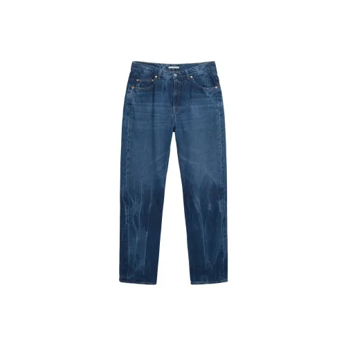 Our Legacy X Stussy OUR LEGACY Collaboration Jeans Unisex Blue