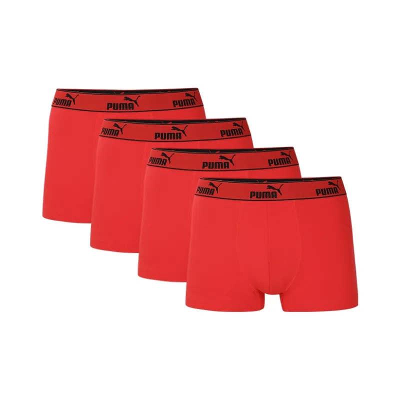 PUMA Underpants Men's Combo Set Red-2