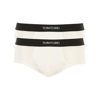 TOM FORD Pack Of Two Logo Waistband Briefs