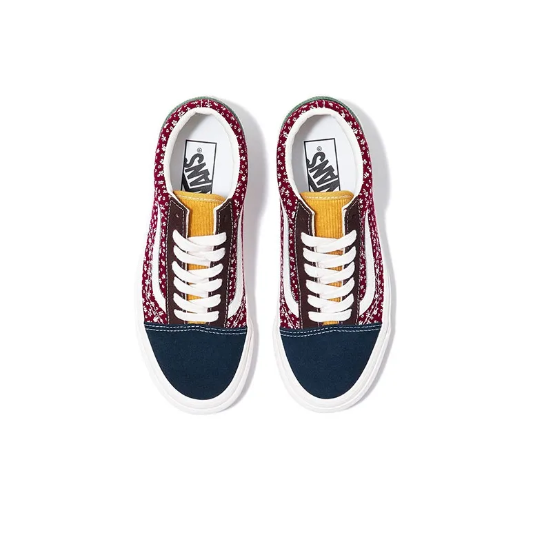 Vans Style 36 Lightweight Cozy Skateboarding Shoes Unisex Blue Green Red-2