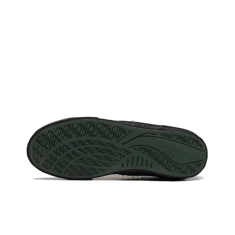 MARVEL x LiNing 50/50 Low Top Skateboard Shoes Men's Green Purple-4