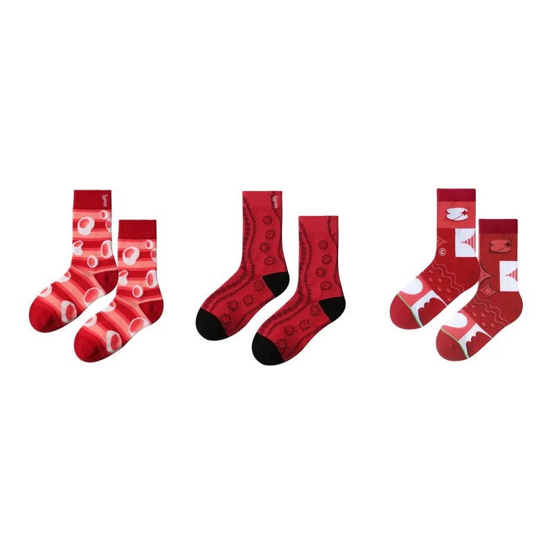 TOOCI Unisex Mid Calf Socks-2