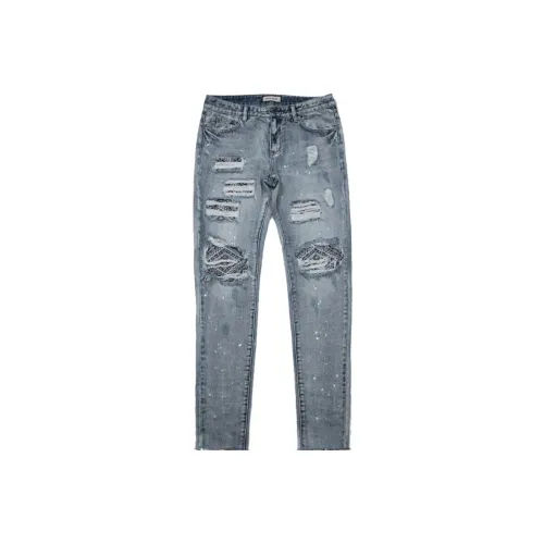 FIRE 2 COLD EGO Jeans Men Blue