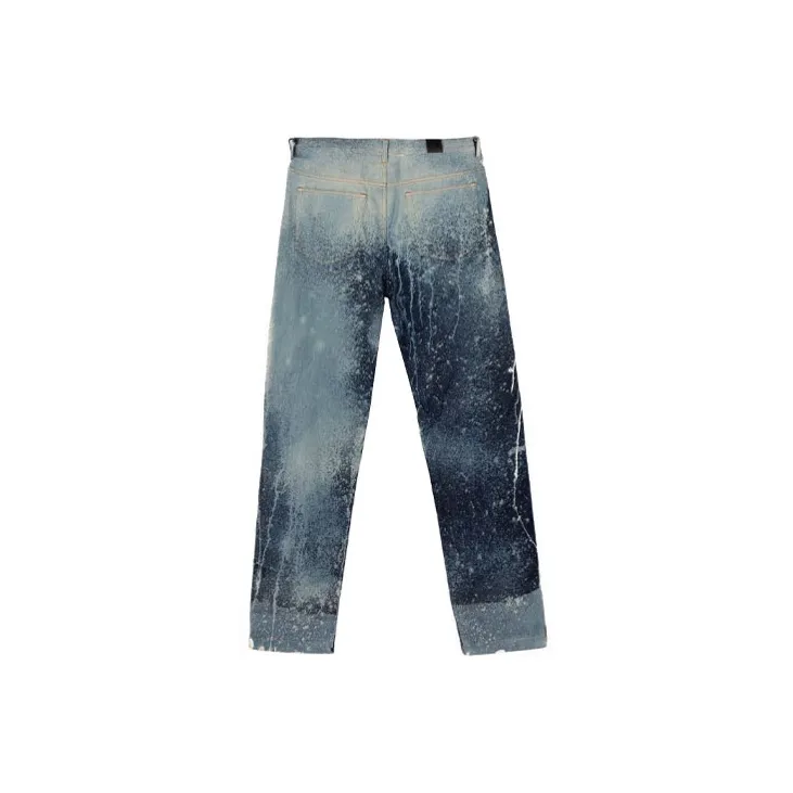 Revenge FW21 Straight Jeans Unisex Blue-1