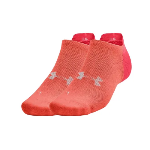Under Armour Dry No Show Ankle Socks Unisex 1 Pack Red