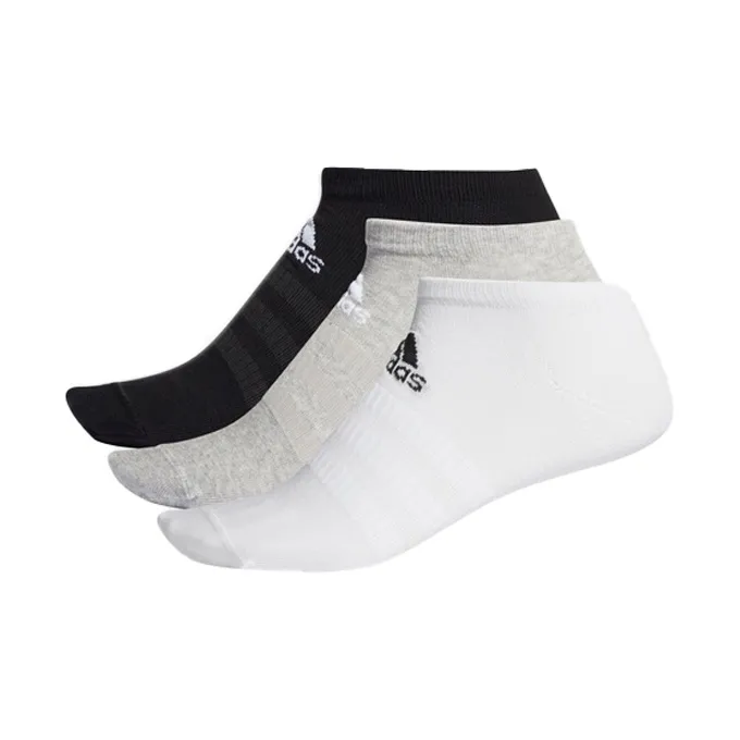 Adidas Ankle Socks Unisex Black White Gray-3