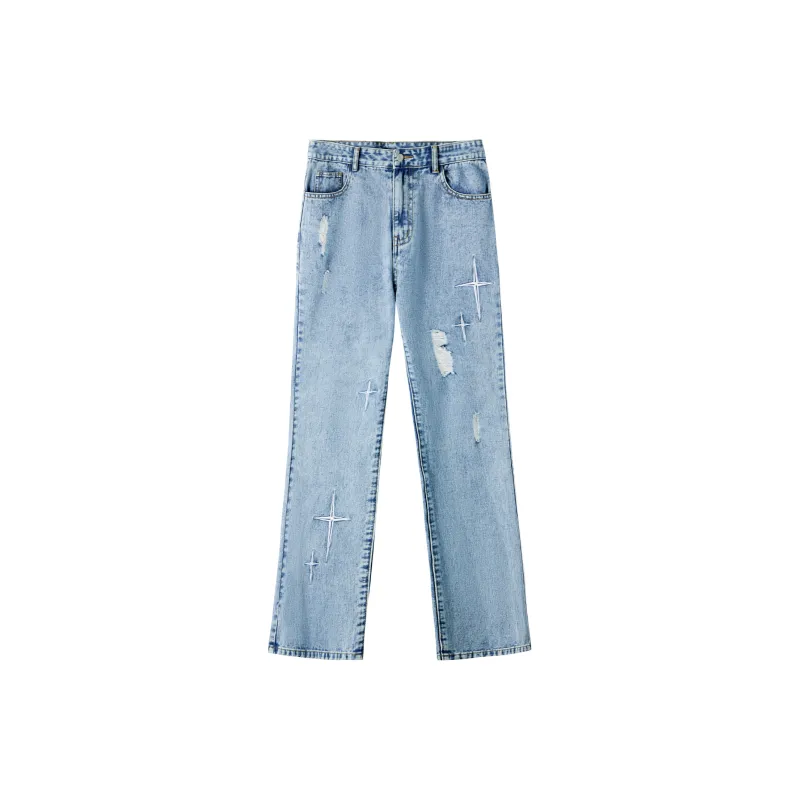 Iconslab X ICONS Lab Jeans Unisex Smoke Gray S - POIZON