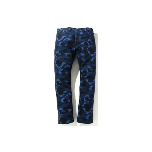 Levis X A BATHING APE Bape Jeans Men Blue