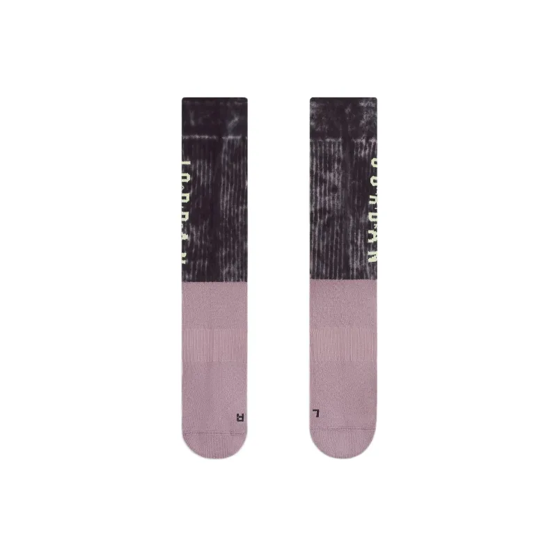 Jordan Mid Calf Socks Unisex 1 Pack Pink-1