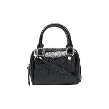 By Far Dora Embossed Mini Shoulder Bag