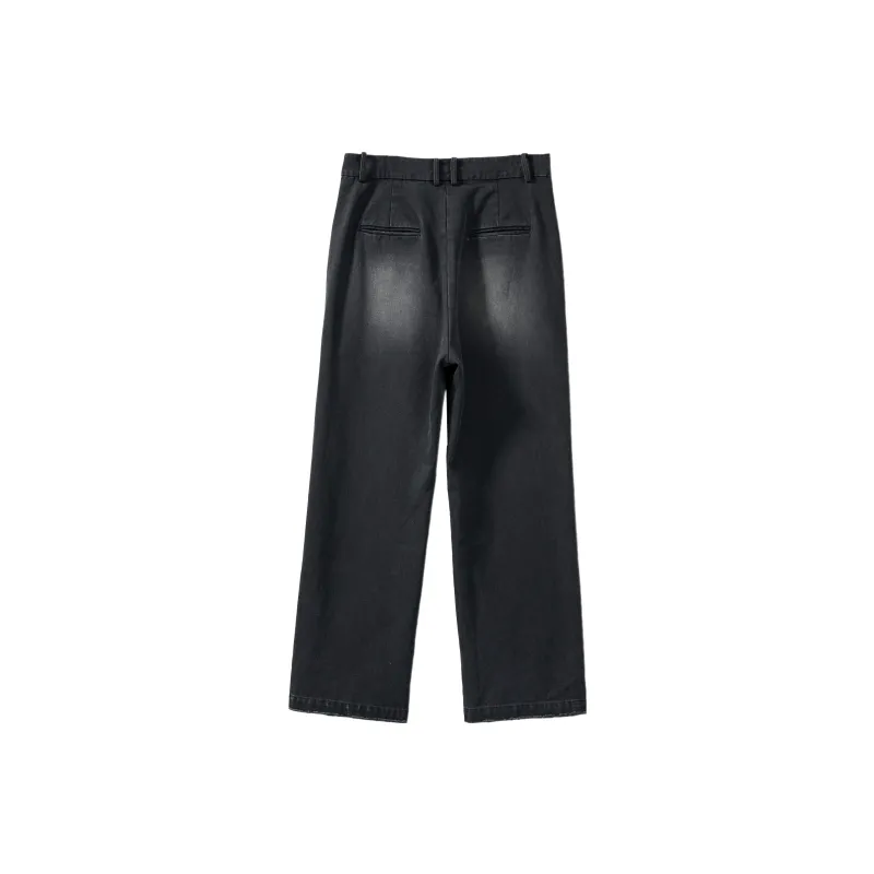 VANN VALRENCÉ Jeans Unisex Washed Black-1