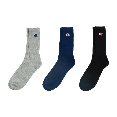 Champion Unisex Logo High-Top Socks Combination Pack Multicolor