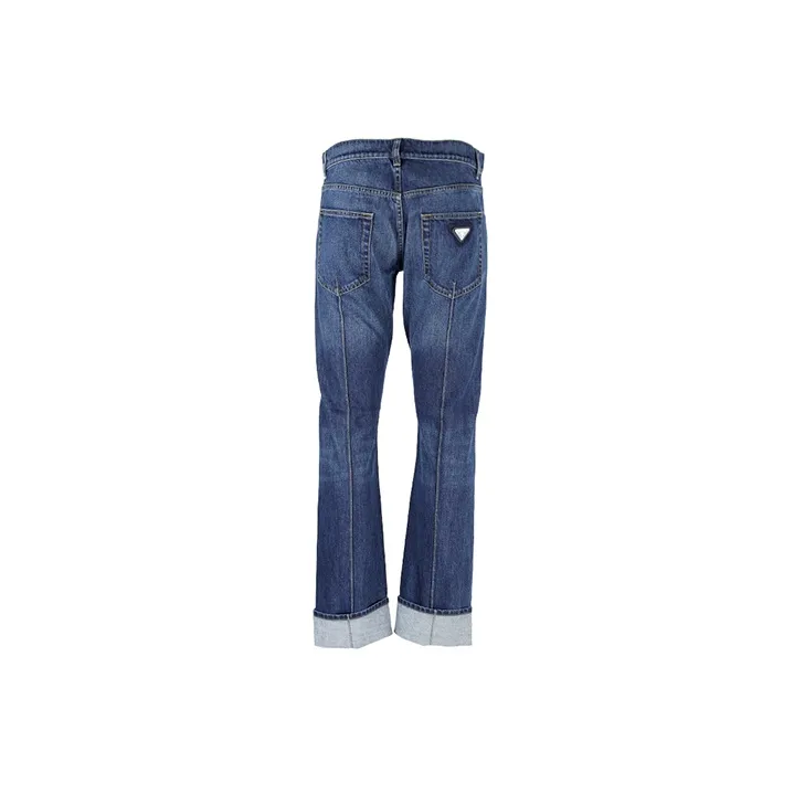 PRADA FW21 Denim Trousers Men's Blue-1