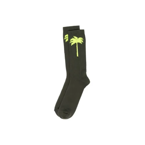 PALM ANGELS Unisex Knee-high Socks