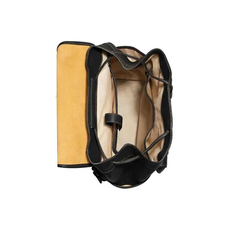 COACH Carriage Leather Backpack Large Size Men's Black-3