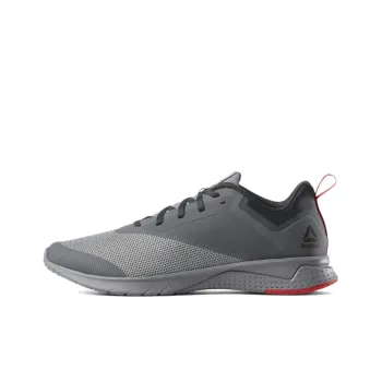 Reebok Print Lite Rush 2 Durable Breathable Low Top Running Shoes Graphite Gray