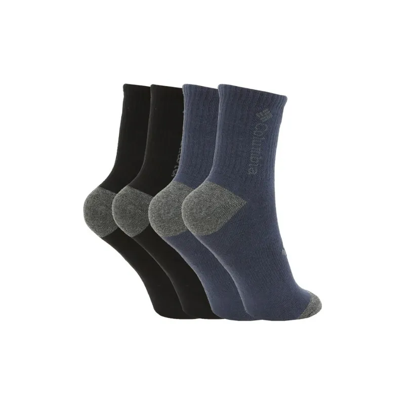 Columbia Mid Calf Socks Unisex 4 Pack-1