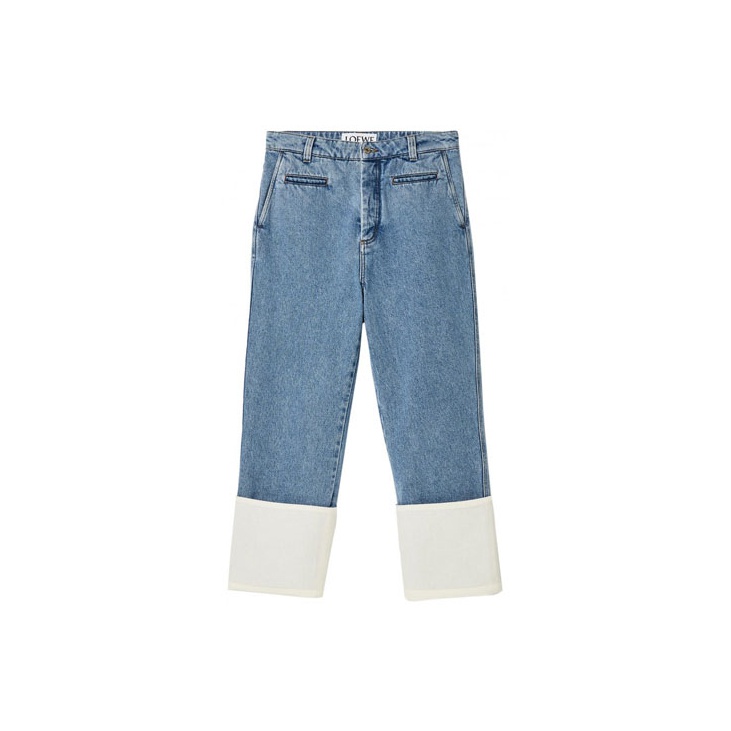LOEWE Jeans Men Blue - POIZON LOEWE Jeans Men Blue - POIZON