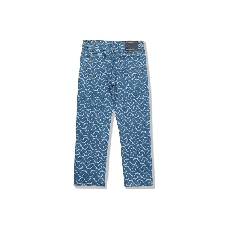 DARKCIRCLE Straight Jeans Unisex Blue-1