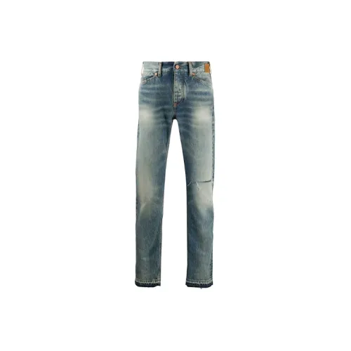 PALM ANGELS Jeans Men Blue