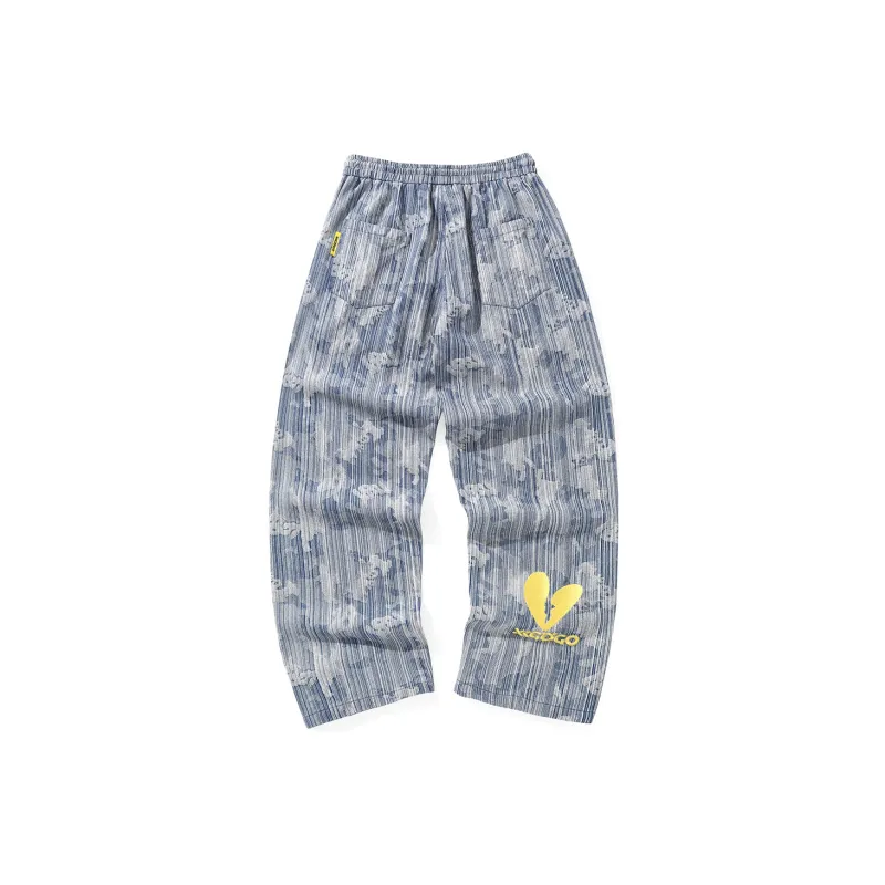 XXGOGO Straight Jeans Unisex Denim Blue-1