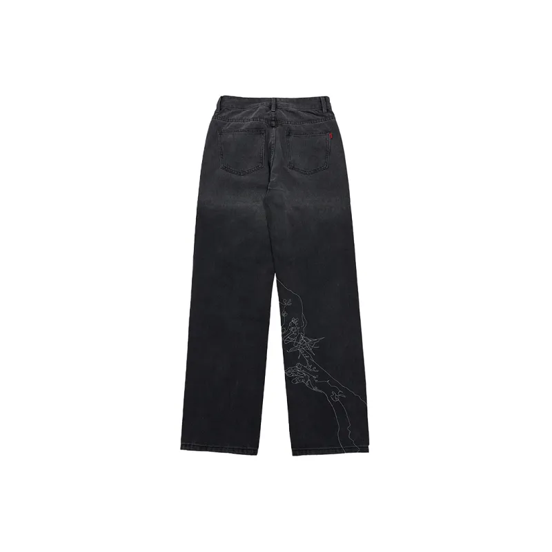 GRKC Straight Jeans Fall Unisex Black-1