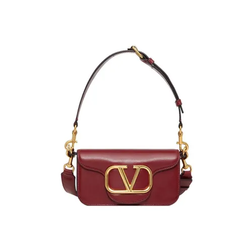 Valentino Calfskin Shoulder Bag Handbag Shoulder Bag Men's Ruby Rock tapered