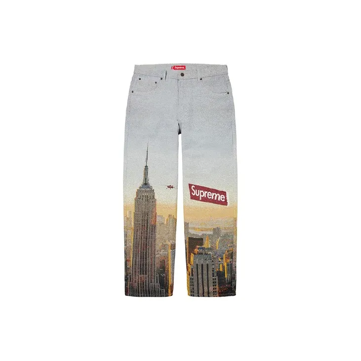 Supreme Aerial Tapestry Regular Jean - POIZON