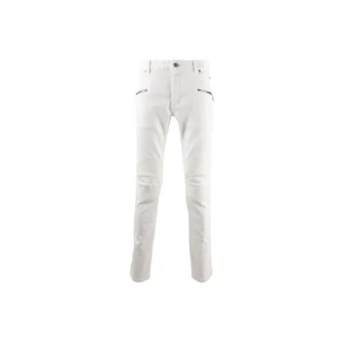 BALMAIN Jeans Men White