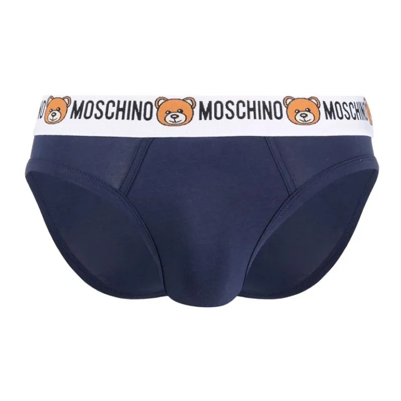 MOSCHINO Logo Waistband Two Pack Briefs-1