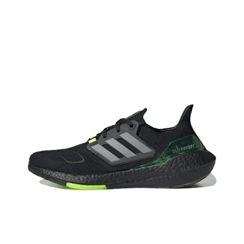 Adidas Ultra Boost 22 Black Iron Metallic Beam Green