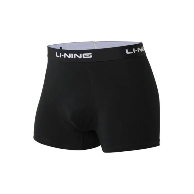 LiNing Training Series Underpants Men's 4 Pack Black/Gray-3
