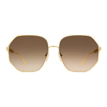 LOUIS VUITTON My LV Chain Round Sunglasses Gold