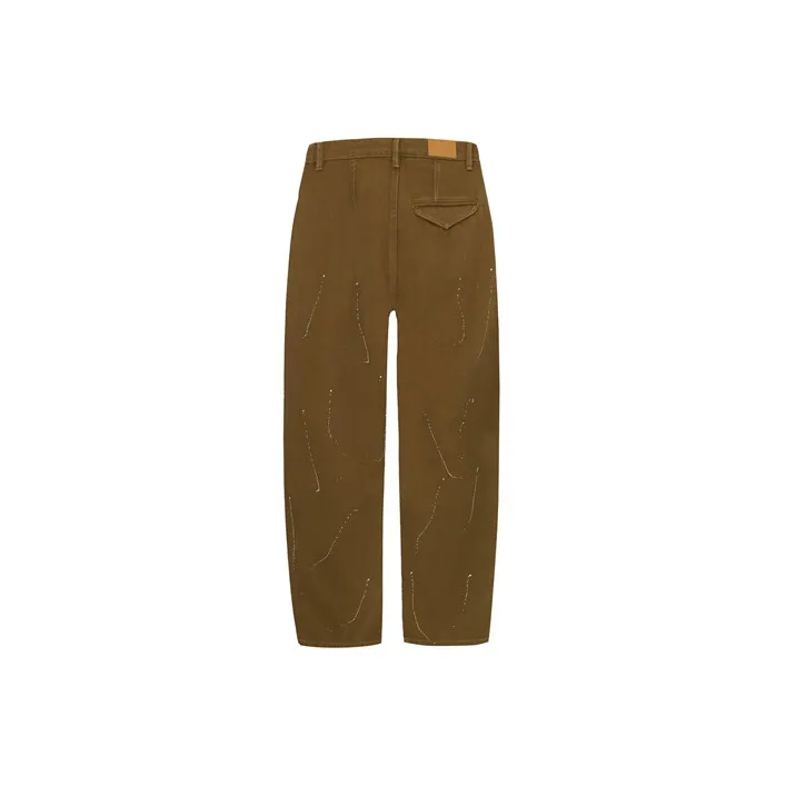 LKOD Straight Jeans Unisex Brown-1