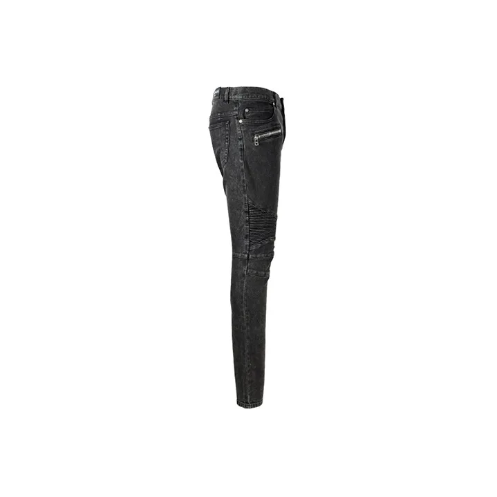 BALMAIN Zipped Detailed Skinny Jeans-3