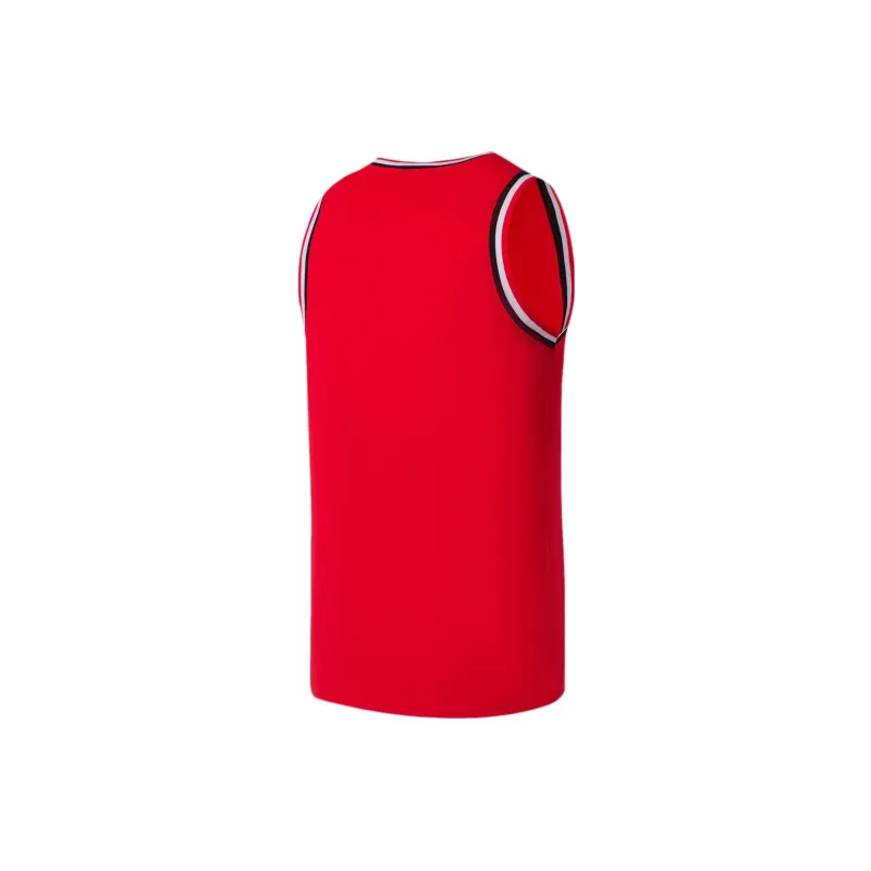 LINING Sports Basketball Collection Basketball Suits Men August 1st Red-3