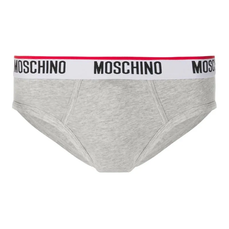 MOSCHINO Logo Waistband Three pack Briefs-1